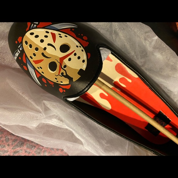 StrangeCult “Crystal Lake Lydia Flat” Jason Friday the 13th Size 9 US Womens NIB - Picture 4 of 12